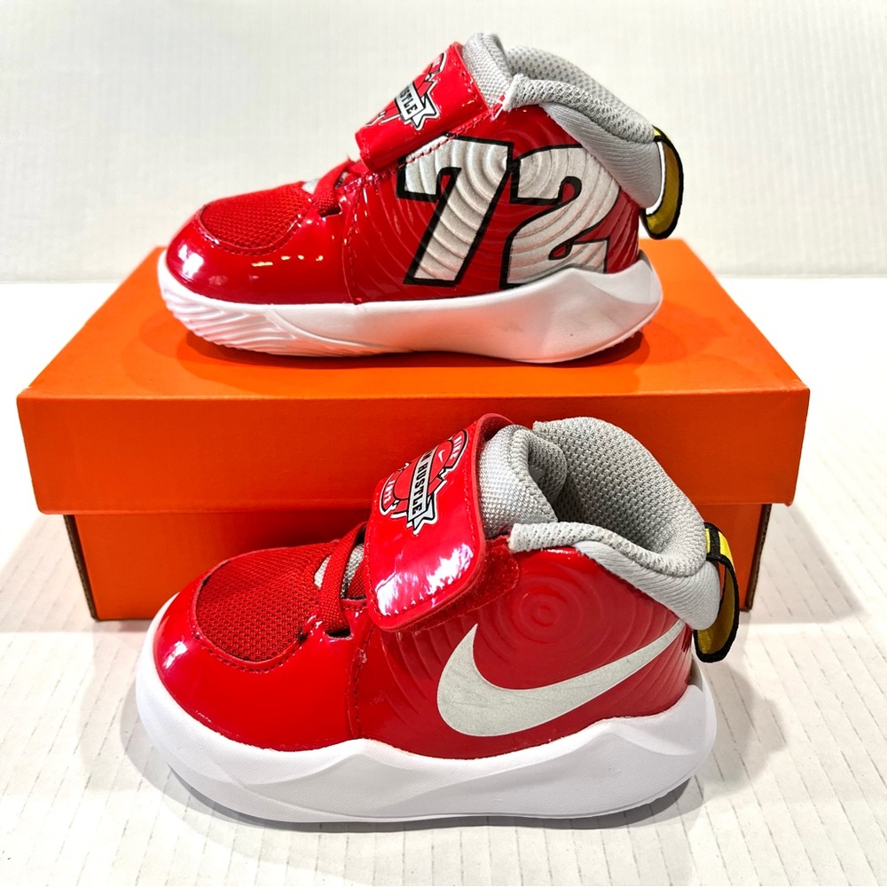 ❣️SALE❣️ NEW Nike Kids Baby Team Hustle D9 Auto CK0617-600 Sneakers Shoes